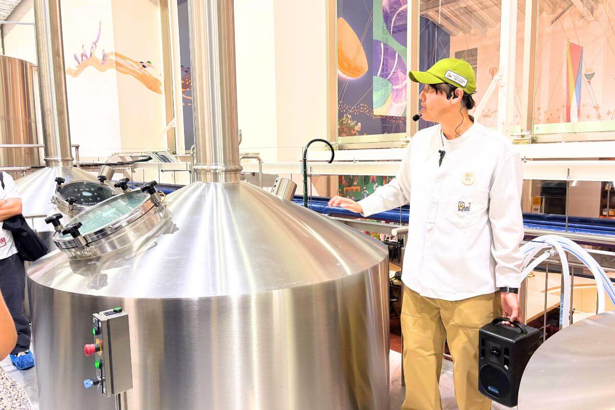 A tank used for brewing beer