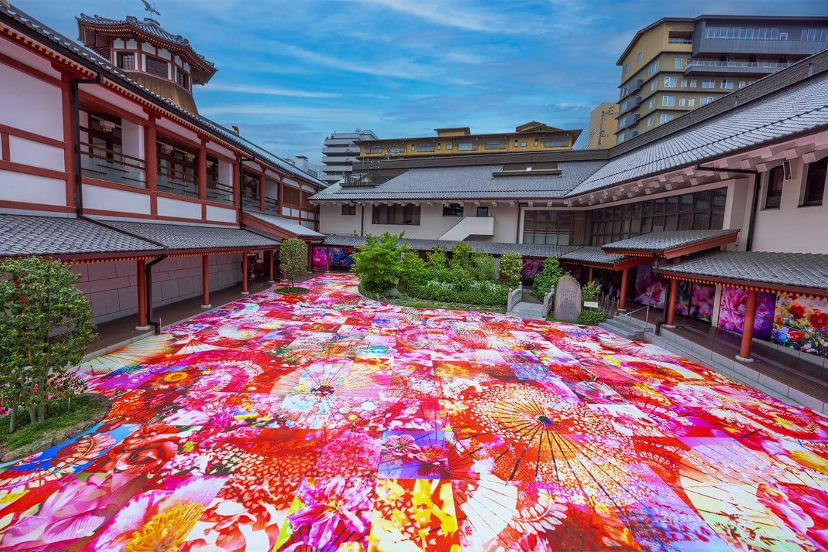 Installation at Dogo Onsen Bekkan Asuka-no-Yu