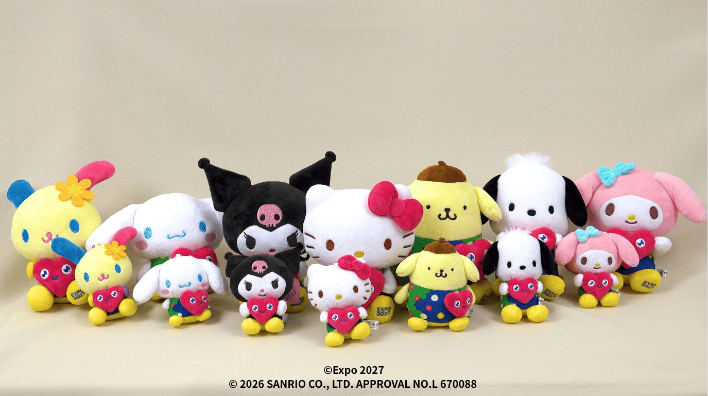 Collaboration Products Featuring GREEN×EXPO 2027 and Sanrio Characters