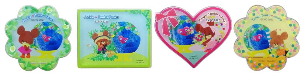 EXPO 2027 [Kuma no Gakkou] Acrylic Magnets (4 designs total)