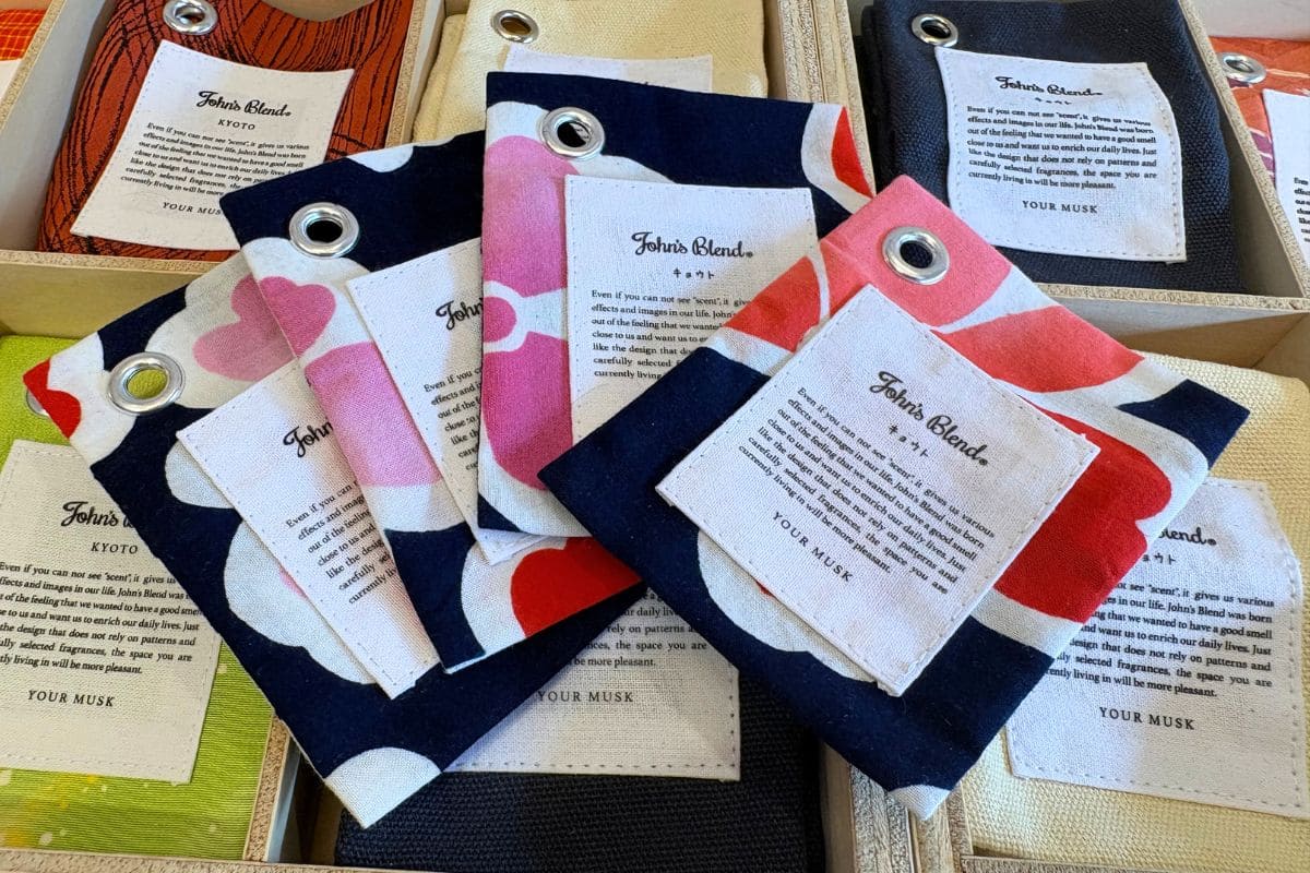 Even with the same kimono, the pattern appears differently on each one
