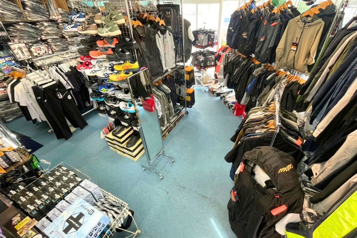 “Bic Uniform Ueno Store,” where you can find a full selection of Japanese workwear and uniforms